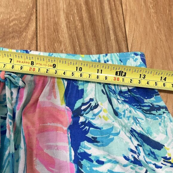 Lilly Pulitzer Palma Tube Top XS Blouse Hay Bay Bay Sailboat Tassel Strapless - Picture 6 of 7